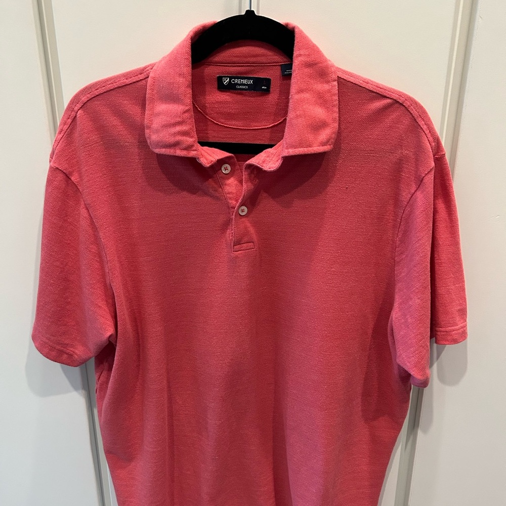 Pink polo shirt